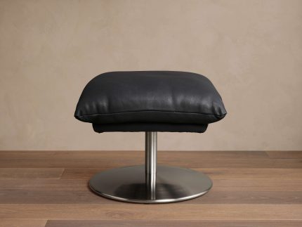Deacon Leather Ottoman