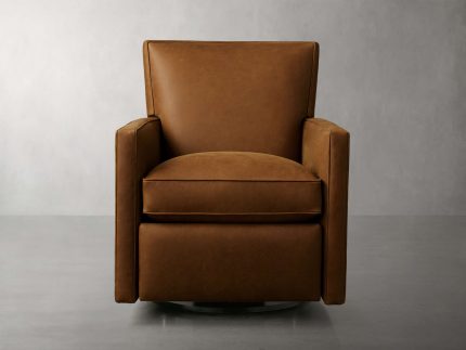 Rudy Leather Swivel Recliner