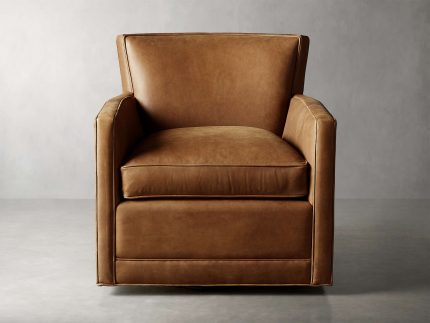 Rudy Leather Swivel Chair