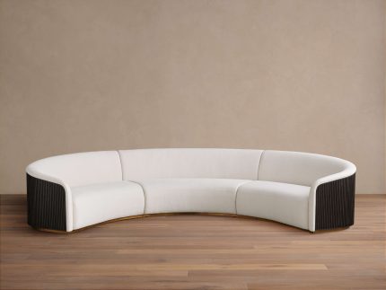 Finnley Three-Piece Curved Sectional