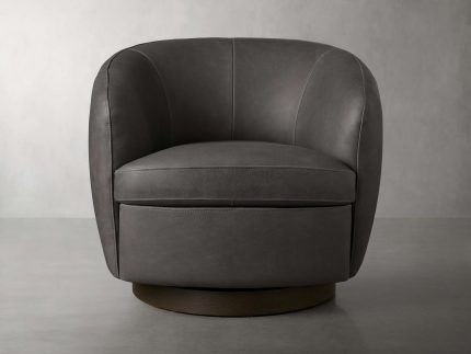 Cerrito Leather Swivel Chair