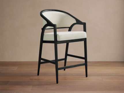 Aimee Upholstered Back Counter Stool