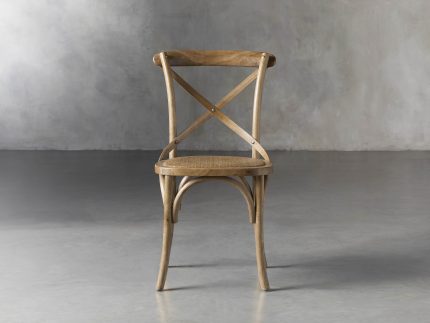 Cadence Dining Chair with Rattan Seat