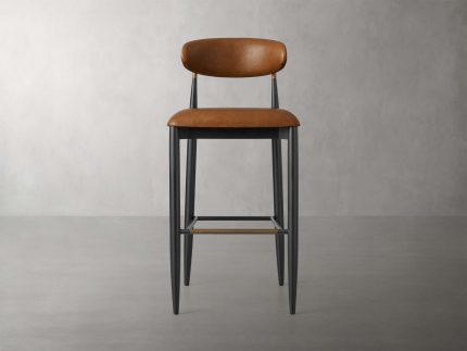 Jagger Faux Leather Armless Stool