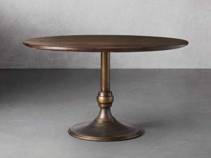 Jacob Round Dining Table with Wade Base