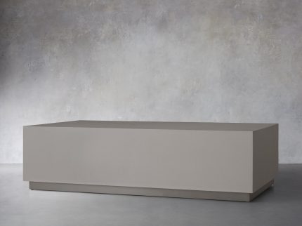 Malone Plinth Coffee Table in Manta