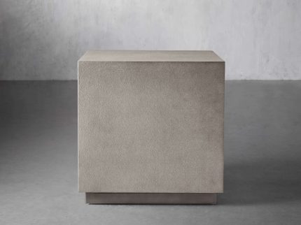 Malone Square Plinth End Table in Manta