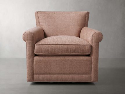 Rudy Rolled Arm Swivel Chair