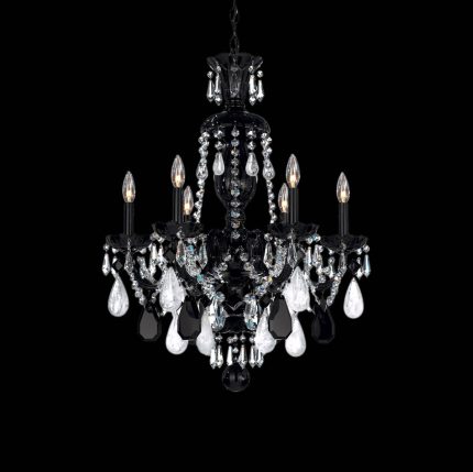 Schonbek Hamilton Rock Crystal 5535 6-Light Chandelier