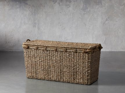 Entry Console Basket in Natural