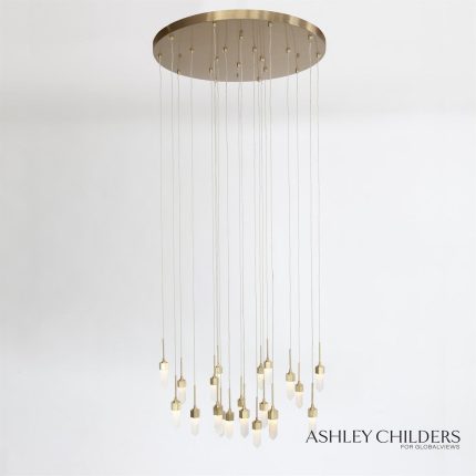 Global Views Leo Chandelier 20 Drop Round by Ashley Childers