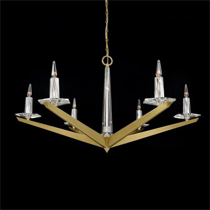 John Richard Antares Six Light Chandelier, Large