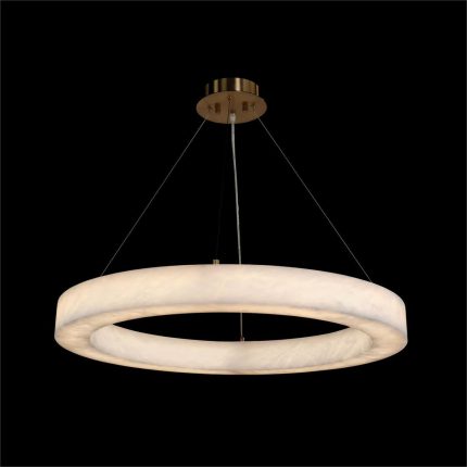 John Richard Alabaster Halo Pendant