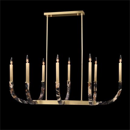 John Richard Hampton Court Eight-Light Horizontal Chandelier