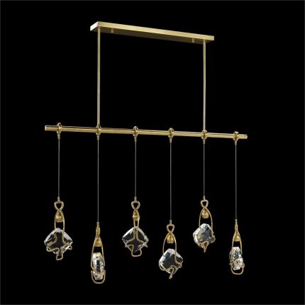 John Richard Mirelle Six-Light Horizontal Chandelier