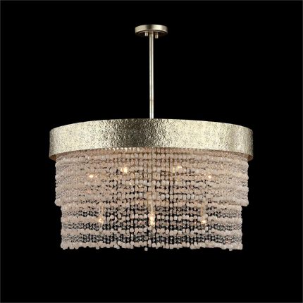 John Richard Crystal Veil Twelve-Light Chandelier