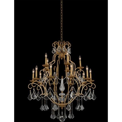 Allegri Elise 37 Inch 15 Light Chandelier Cp939