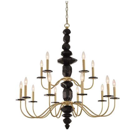 Allegri Piedra 38 Inch 15 Light Chandelier Cp1115
