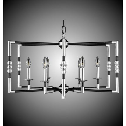 American Brass And Crystal Magro 6 Light Chandelier Cp280052