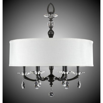 American Brass And Crystal Kensington 6 Light Mini Chandelier Cp281668