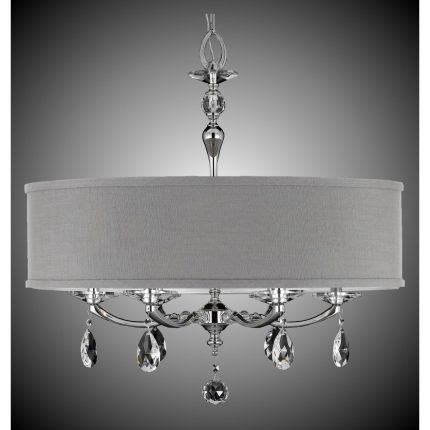 American Brass And Crystal Kensington 6 Light Mini Chandelier Cp281787