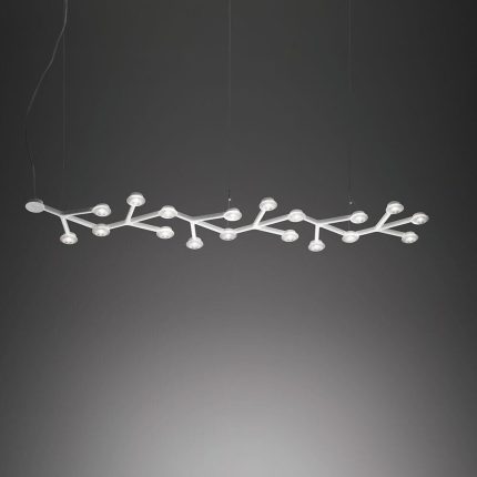 Artemide Michele De Lucchi Alberto Nason Net 49 Inch Led Linear Suspension Light Cp370134