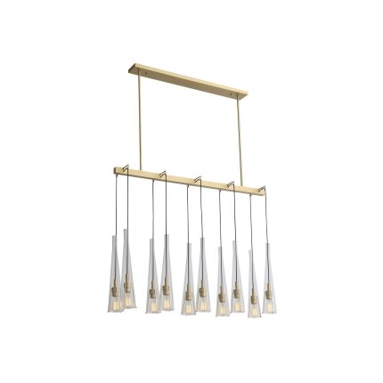 Avenue Lighting Abbey Park 50 Inch 10 Light Linear Suspension Light Cp432508