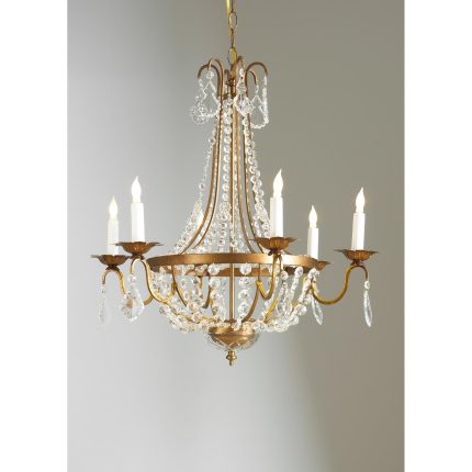 Chelsea House Empire 6 Light Chandelier Cp93191