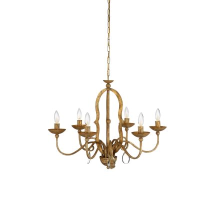 Chelsea House Newport 27 Inch 6 Light Chandelier Cp93498