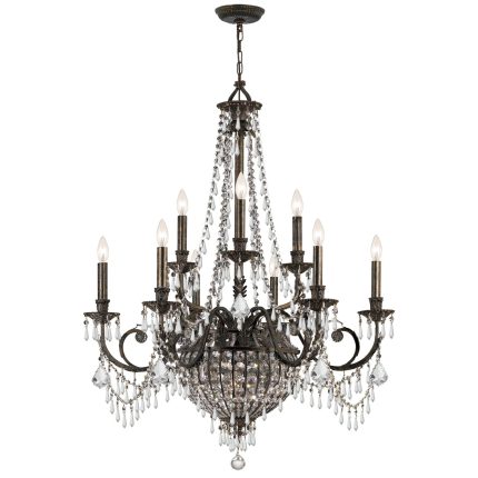 Crystorama Vanderbilt 34 Inch 12 Light Chandelier Cp77638