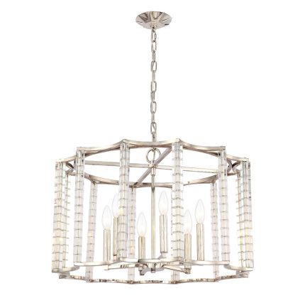 Crystorama Carson 28 Inch 6 Light Chandelier Cp110496