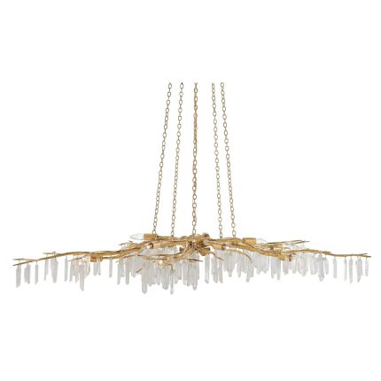 Currey And Company Forest Light The Aviva Stanoff 62 Inch 10 Light Chandelier Cp112484