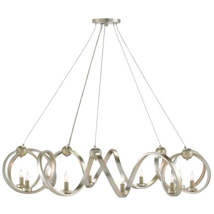 Currey And Company Ringmaster 46 Inch 10 Light Linear Suspension Light Cp112503