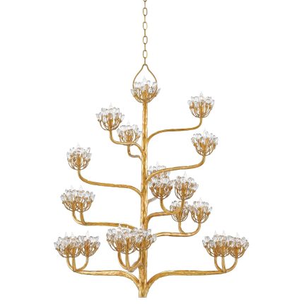 Currey And Company Agave Americana 42 Inch 22 Light Chandelier Cp112597