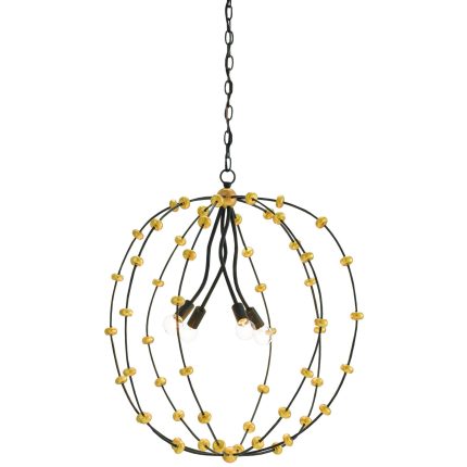 Currey And Company Anomaly 26 Inch 4 Light Chandelier Cp112769