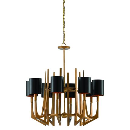 Currey And Company Umberto 32 Inch 8 Light Chandelier Cp112773
