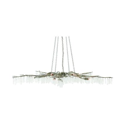 Currey And Company Aviva Stanoff Forest Light 62 Inch 10 Light Chandelier Cp112808