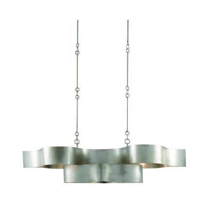 Currey And Company Grand Lotus 50 Inch 6 Light Linear Suspension Light Cp112812