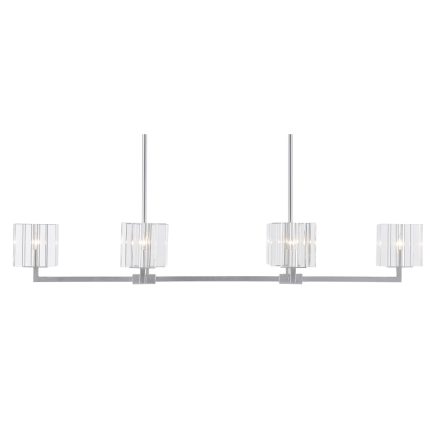 Currey And Company Valerio 48 Inch 6 Light Linear Suspension Light Cp533477