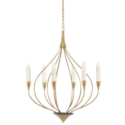 Currey And Company Ischia 29 Inch 6 Light Led Chandelier Cp779175