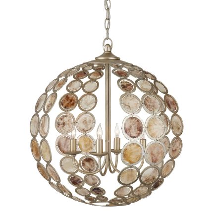 Currey And Company Tartufo 20 Inch 4 Light Mini Chandelier Cp750503