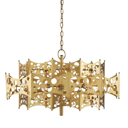 Currey And Company Emmental 31 Inch 5 Light Chandelier Cp779216