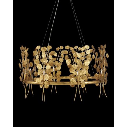 Currey And Company Aviva Stanoff Eucalyptus 38 Inch 8 Light Chandelier Cp778886