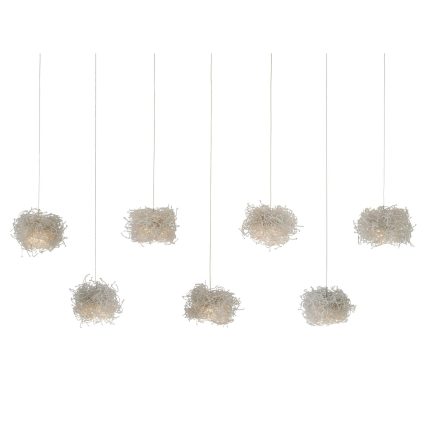 Currey And Company Birds Nest 57 Inch 7 Light Led Linear Suspension Light Cp779301