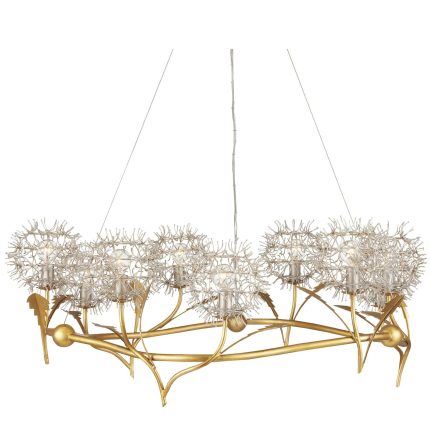 Currey And Company Dandelion 38 Inch 9 Light Chandelier Cp785583