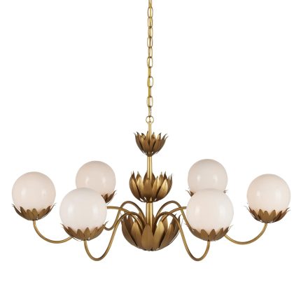 Currey And Company Mirasole 37 Inch 6 Light Chandelier Cp785600