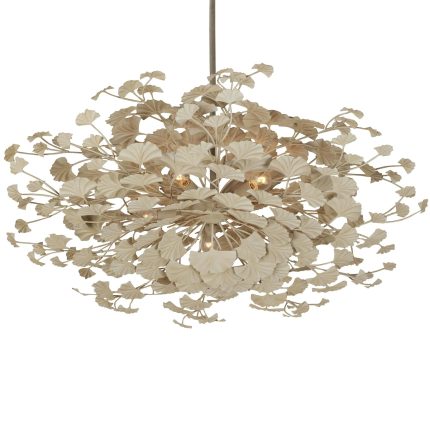 Currey And Company Maidenhair 39 Inch 5 Light Semi Flush Mount Cp785581