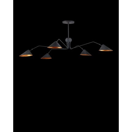 Currey And Company Serpa 81 Inch 5 Light Chandelier Cp813547