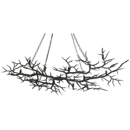 Currey And Company Rainforest 74 Inch 14 Light Chandelier Cp112911