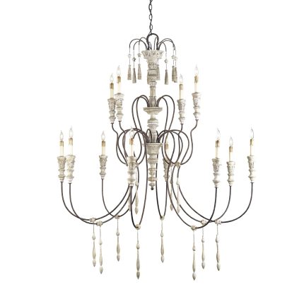 Currey And Company Hannah 53 Inch 12 Light Chandelier Cp114046